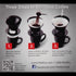 Pour Over Coffee Brewing Cone - Black